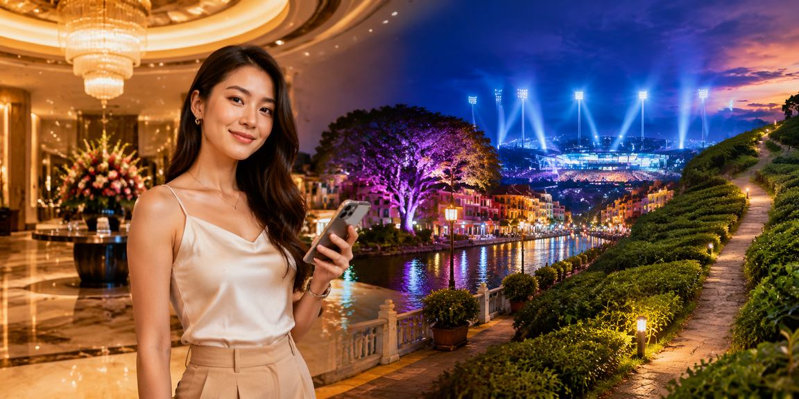 Paparan aplikasi mudah alih 5566 di telefon pintar